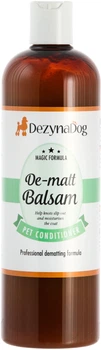 Кондиціонер-бальзам Dezynadog De-Matt Balsam для видалення ковтунів сплутаної сухої пошкодженої шерсті 450 мл (5052372016122)