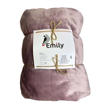 Плед Emily Comfort велсофт 150х200 см 310гм2 пудровий (94264135)