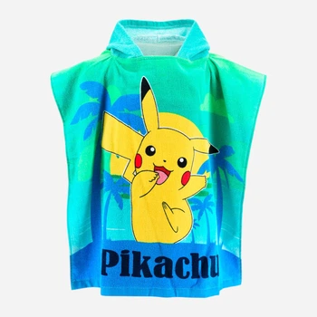 Дитячий рушник-пончо для хлопчика Disney Pokemon YE18270 One size Різнобарвний (3609087660427)