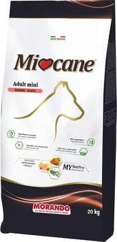 Сухой корм для собак мелких пород Morando MioCane Sensitive Mini с лососем и креветкой 20 кг (8007520080194)