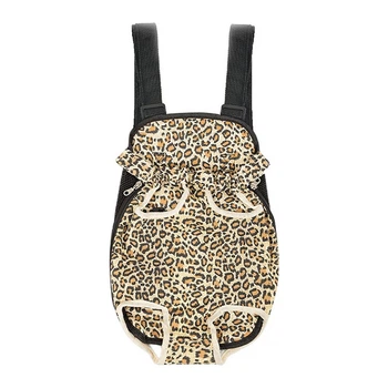 Рюкзак-кенгуру для животных Lesko A-01001 Leopard L для котов и собак