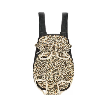 Рюкзак-кенгуру для животных Lesko A-01001 Leopard M для котов и собак