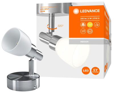 Світильник спотовий LEDVANCE SPOT 2W 2700K 200Lm G9 (4058075268005)