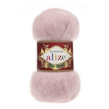 Пряжа для вязания Alize KID ROYAL 50 брос мохер 161 пудра