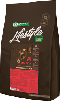 Сухой беззерновой корм для собак Nature's Protection Lifestyle Grain Free Salmon Adult All Breeds с лососем 10 кг (NPLS45678) (4771317456786)