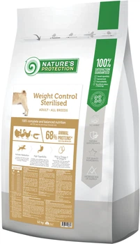 Сухий корм для стерилізованих собак Nature\'s Protection Weight Control Sterilised Adult all breeds 12 кг (NPS45661) (4771317456618)