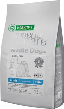 Сухой беззерновой корм Nature's Protection Superior Care для взрослых собак малых пород с сельдью 1.5 кг (NPSC47439)
