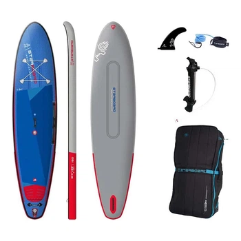 SUP Доска StarBoard Inflatable Sup 12'0 X 33 X 6 iGo Deluxe DC Серый/Синий (1053-2012220601003)