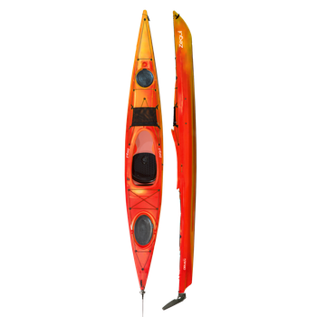 Каяк Zegul Ormen PE MV RudderSkeg BOM ok Red/Yellow (1053-107448)