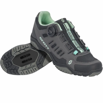 Велообувь Scott FR Crus-R Boa Lady 37 Серый/Зеленый (1081-251844.6570.008)