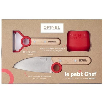 Набір ножів Opinel Le Petite Chef Червоний (1013-204.66.91)