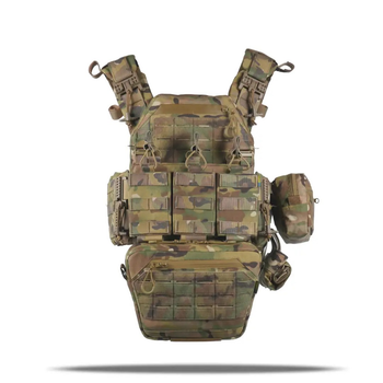 Плитоноска Kiborg GU gen.2 + 6 підсумки MultiCam (1000-k45003)