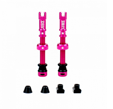 Ніпелі Juice Lubes безкамерні 48mm Pink (1052-5060731387332)
