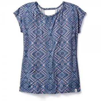 Футболка Smart Wool Wm's Merino 150 Pattern Tee Dark Blue Steel XS (1033-SW 16034.292-XS)
