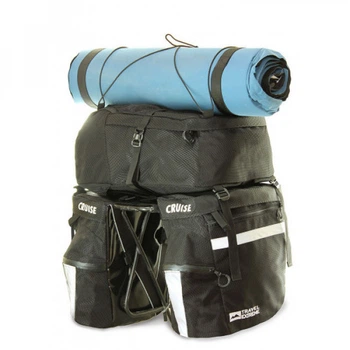 Велобаул Travel Extreme Cruise 50 L Black (1060-TE-В002LBL)