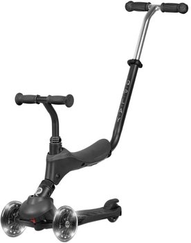 Самокат детский Qplay Sema Pro Трехколесный 5 в 1 Black (ST-004SemaProBlack)