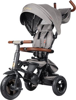 Велосипед дитячий Qplay Rito Deluxe Складаний Триколісний Grey (S380-17RitoDeluxeGrey)