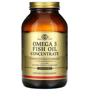 Риб'ячий жир концентрат Solgar (Omega-3 Fish Oil) 2000 мг 120 капсул