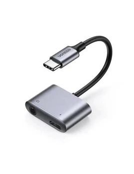 Перетворювач адаптер UGREEN CM231 USB-C to 3.5mm Audio Adapter with PD (UGR-60164)