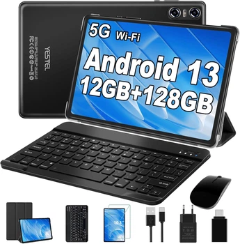 Планшет 10.1" YESTEL T13 6+6/128Gb 8 ядра Android 13 6000 mAh Black (102372794) - Б/В