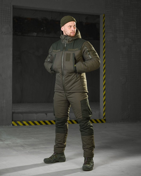 Тактичний зимовий костюм гірка Lux (Куртка + Штани), Колір: Олива, Розмір: XL