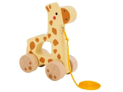 Дерев'яна каталка Жираф, Tooky Toy, TJ009