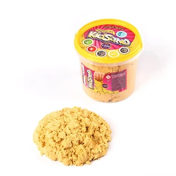 Кинетический песок KidSand Danko Toys желтый ведро 1200 грамм