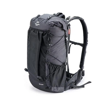 Рюкзак туристический Naturehike Rock NH19BP095, 60+5 л, графит в клетку (6927595761649)