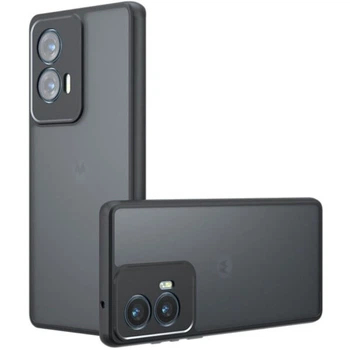 Захисний чохол Deexe Matte Skin для Motorola Edge 50 Fusion - Transparent / Black