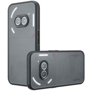 Защитный чехол Deexe Matte Skin для Nothing Phone (2a) - Transparent / Black