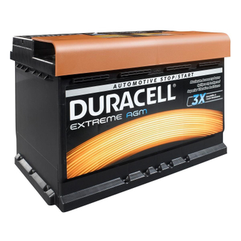 Аккумулятор автомобильный Duracell Extreme AGM Start-Stop DE80AGM 80Ah 800A R+ (80AH)