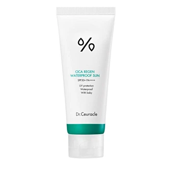 Водостійкий сонцезахисний крем з центелою азіатською Dr.Ceuracle Cica Regen Waterproof Sun SPF50+ PA++++ 100ml
