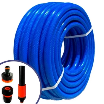 Садовый шланг + комплект BLUETOOLS STANDARD (1/2", 50 м) 3-х слойный с армированием (24856)