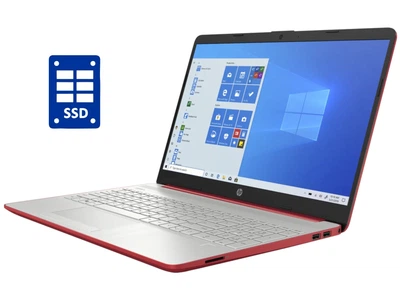 Ультрабук HP 15-dw0083wm / 15.6" (1366x768) TN / Intel Pentium Silver N5030 (4 ядра по 1.1 - 3.1 GHz) / 8 GB DDR4 / 256 GB SSD / Intel UHD Graphics 605 / WebCam б/у