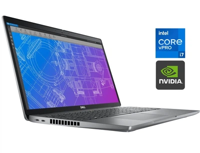Мобильная рабочая станция Б-класс Dell Precision 3570 / 15.6" (1920x1080) IPS / Intel Core i7-1255U (10 (12) ядра по 3.5 - 4.7 GHz) / 16 GB DDR5 / 512 GB SSD M.2 / nVidia T550, 4 GB GDDR6, 64-bit / WebCam / Win 11 Pro б/у