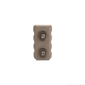 Рельс Крук Пикатинные на 3 слота с креплением стандарта M-Lok CERAKOTE Coyote Tan
