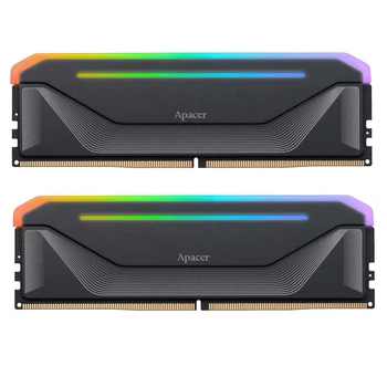 Модуль пам`ятi DDR5 2x16GB/5600 Apacer NOX RGB Чорний (AH5U32G56C522NBAA-2)