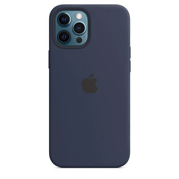 Чохол силіконовий OEM Silicone Case with MagSafe для iPhone 12 Pro Max Deep Navy