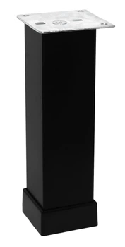 Ніжка регульована Ozkardesler Metal Kare Duz 4*4*15 см Чорна