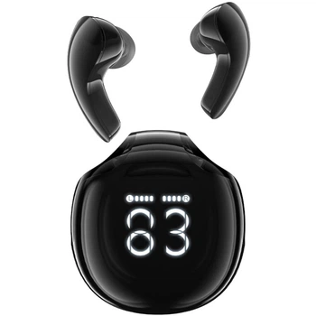 Бездротові навушники TWS Acefast T9 IPX4 480mAh BT5.3 Obsidian Black (6974316282570)