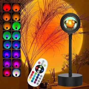 Лампа захід сонця проекційний світильник Atmosphere Sunset Lamp 9353