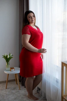 Сорочка жіноча АвексТекс 09-3421-83 44 червоний