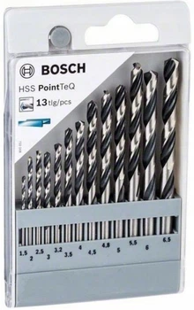 Сверла по металлу BOSCH HSS PointTeQ, 13 шт.