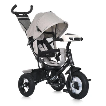 Трёхколёсный велосипед TURBO TRIKE MT 1006-12 с музыкальной панелью, световыми эффектами и мягким сидением