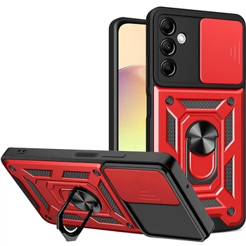Чохол Fiji Camera Defence для Samsung Galaxy A05s (A057) бампер із захистом камери та підставкою Red