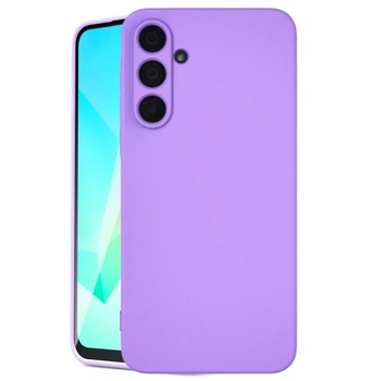 Чехол Fiji Full Soft Premium для Samsung Galaxy S24 Plus (S926) противоударный бампер с микрофиброй Purple