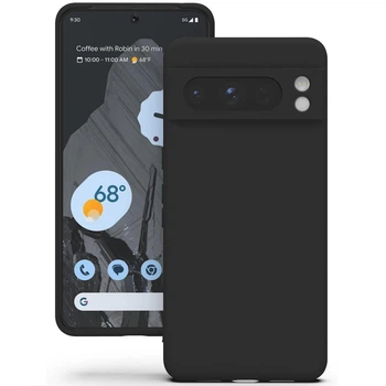 Чехол Fiji Full Soft Premium для Google Pixel 8 Pro противоударный бампер с микрофиброй Black