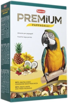 Повнораціонний корм для великих папуг Padovan Premium Pappagalli 500 г (PP00728)