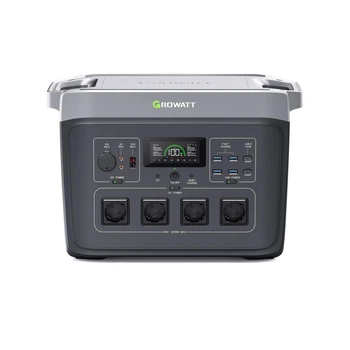 Портативная зарядная станция Growatt INFINITY 2000 PRO емкость 2048 Вт·ч мощность 2400w LiFePO4