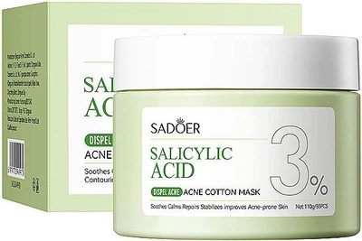 Педи "Анти акне" із саліциловою кислотою - Sadoer Salicylic Acid 3% Acne Repair Cotton Mask 55шт (1440208-29934220)